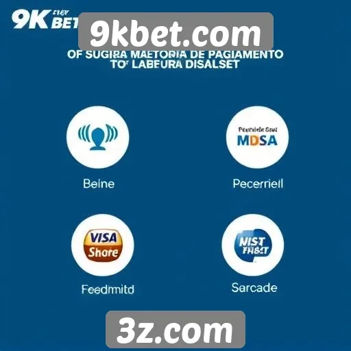 Métodos de pagamento disponíveis no 9kbet.com